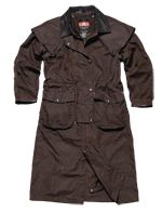 Brown Iron Bark Drovers Coat
