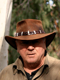 Kakadu Traders Australia Bulldog Leather Hat in tobaccoClearance 