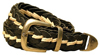 Kakadu Hand Braided Belt - Black