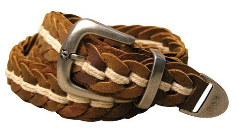 Kakadu Hand Braided Belt - Tobacco